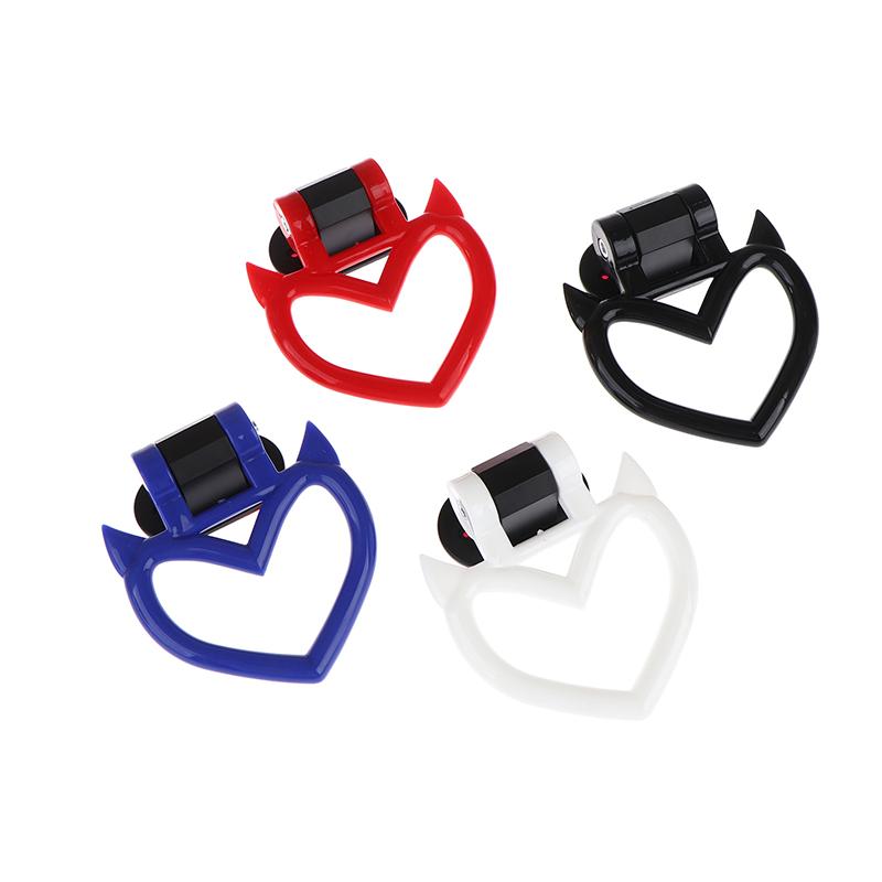 1Pc Tow Rope Horn Shape Ring Car Tow Decoration Belt Train Bus Handle Hand Strap Drift Charm Strap Tow Hook Car Styling
