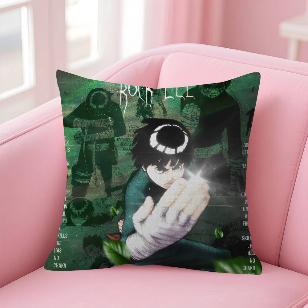 Anime Narutoes Logo Maple Design Cushion Cover Happy Autumn Harvest Decor Holiday Decorati Pillow Cover