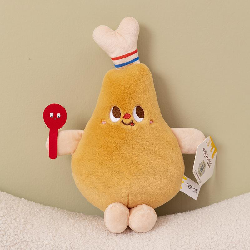 

Картошка фри Гамбургер Еда Плюшевая игрушка Подушка для дивана Детский подарок Автомобильная кукла Хлопок ПП Drumstick