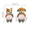 Dog Belly Sticker Cute Dog Laptop Stickers Soft 3D Belly Squeezable Decals for Kids Adults Laptop Phone Case Notebook Journal