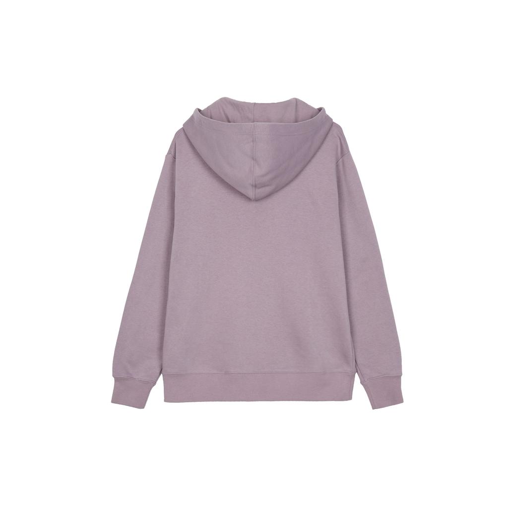 Nike Casual Sport Loose Fleece-Lined Pullover Hoodie Women Tops Purple DH1412-580