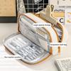 Canvas Pencil Bag Creative Multi-function Portable Pen Case Large-capacity Stationery Case Student School Supplies