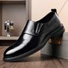Fashion 2025 Spring Autumn New Men's Business Dress Shoes Solid Color Fashion Cow Leather Shoes Male Fashion Casual Designer Shoe Man