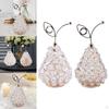 Crystal Fruit Ornament Nordic Pear Statue for Party Living room and home Decor