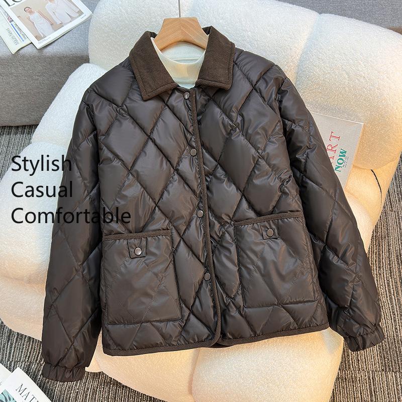 Moda damă ocazional toamnă iarnă imprimeu culoare uni jachete și paltoane cu mânecă lungă