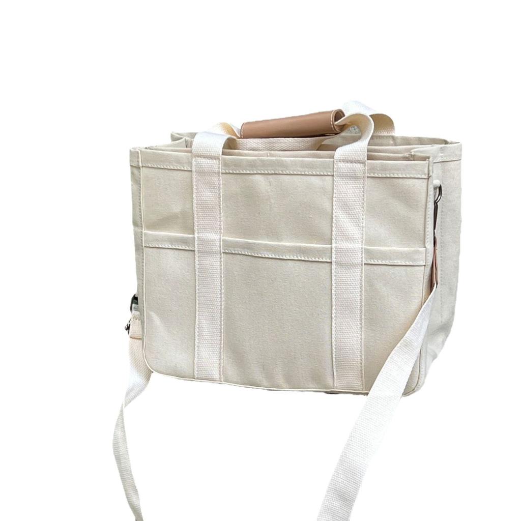 Amazon INS Mommy Bag Fashionable Multifunctional Mother and Baby Single Shoulder Crossbody Bag Handheld Canvas Large Capacity Tote Bag