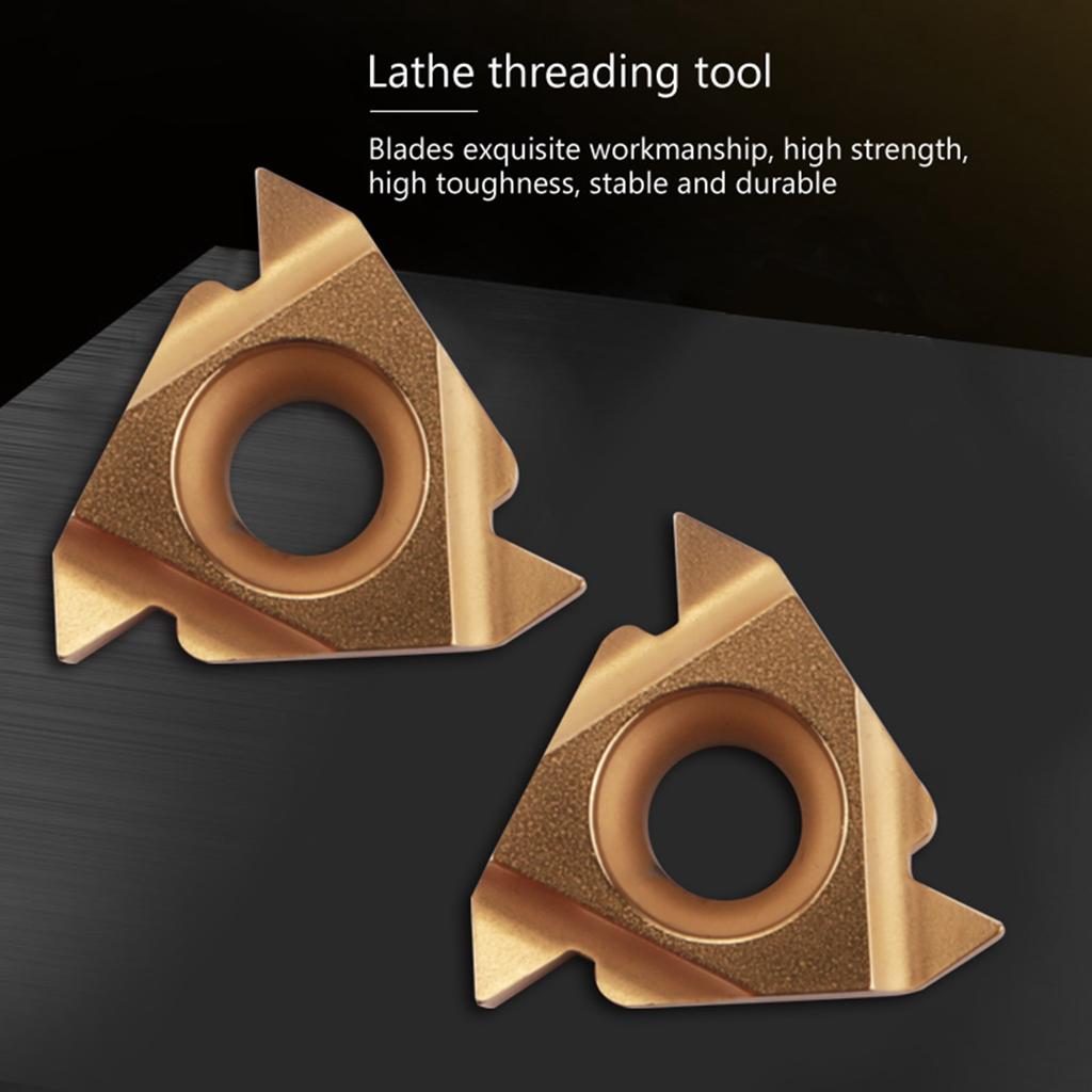 A20F-1/2 Inch Lathe Threading Boring Bar With 10Pcs 16IR AG60 Internal Threading Carbide Turning Inserts And T15 Wrench