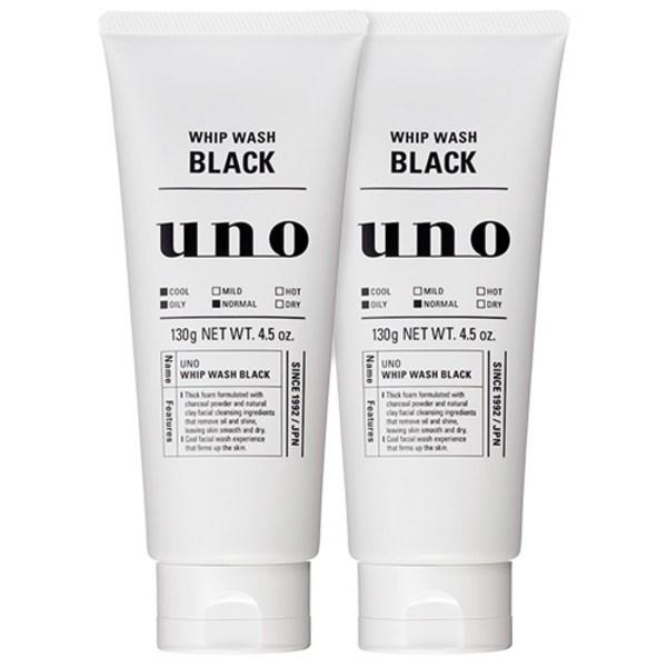 

Uno Whip Wash Черная очищающая пенка, 130г, 2 штуки, лучшая мужская косметика Кореи