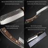 Professional Kitchen Knife Set Japanese Santoku knife Meat Cleaver Fruit Slicing Cooking Chef Knife Wooden Handle Utility Knife