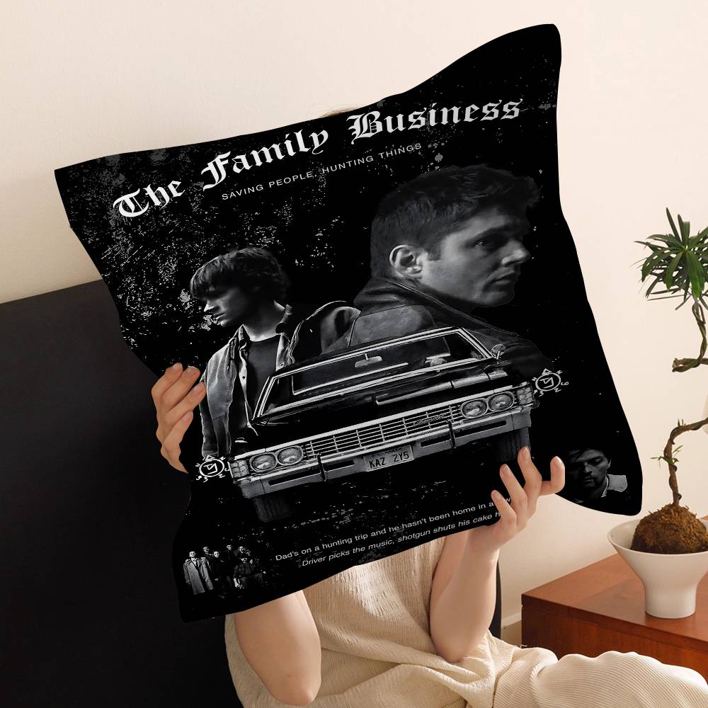 

TV Supernatural Movie Pillow Gifts Home Office Furnishings Bedroom Sofa Car Cushion Cover Case 45x45cm 12x12Inch