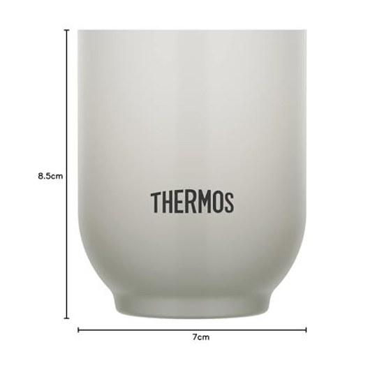 THERMOS Stainless Steel Vacuum Insulated Cup 240ml Light Gray Tea JDT-240 LGY