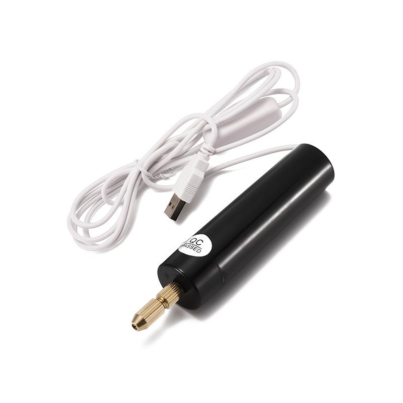 USB Mini Electric Drill for DIY Epoxy Resin, Pearl, and Model Crafting - E18