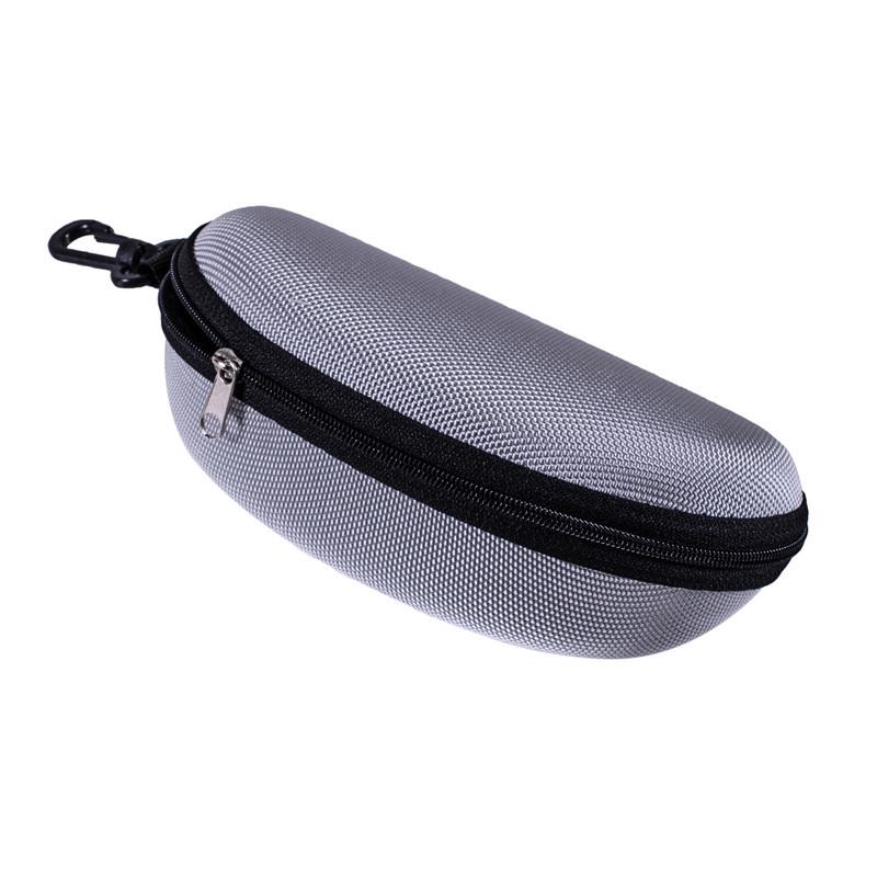 Case with Carabiner Unisex Eyewear Accessories 1pc Portable Sunglasses Case Protector Oxford Cloth Hard EVA Zippered Eyeglasses