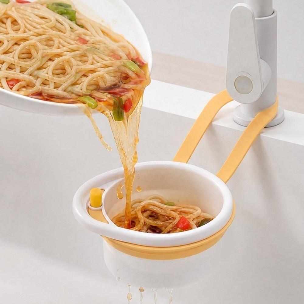 Detachable Kitchen Drain Basket Quickly Drain Fruit Washing Basin Sink Strainer Basket Household