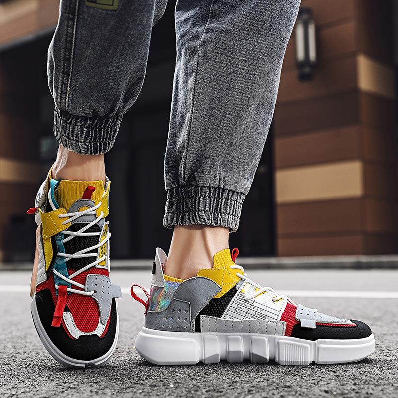 Spring Men's Shoes Sneakers Women's Couple Shoes Retro Board Shoes