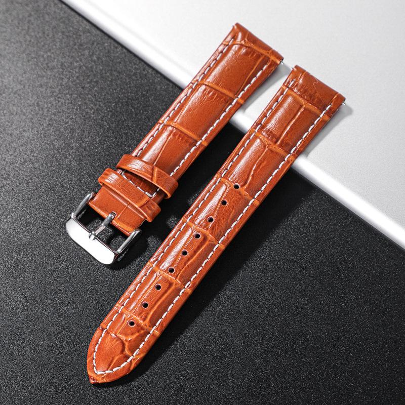 18mm 20mm 22mmLeather Watch Strap for Rolex for Seiko for Omega Replacement Bracelet Quick Release Universal Watchband Accessory