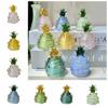 Ananas Comosus Crystal Pineapple Ornaments Glass Miniatures Pineapple Model  Fengshui Paperweight