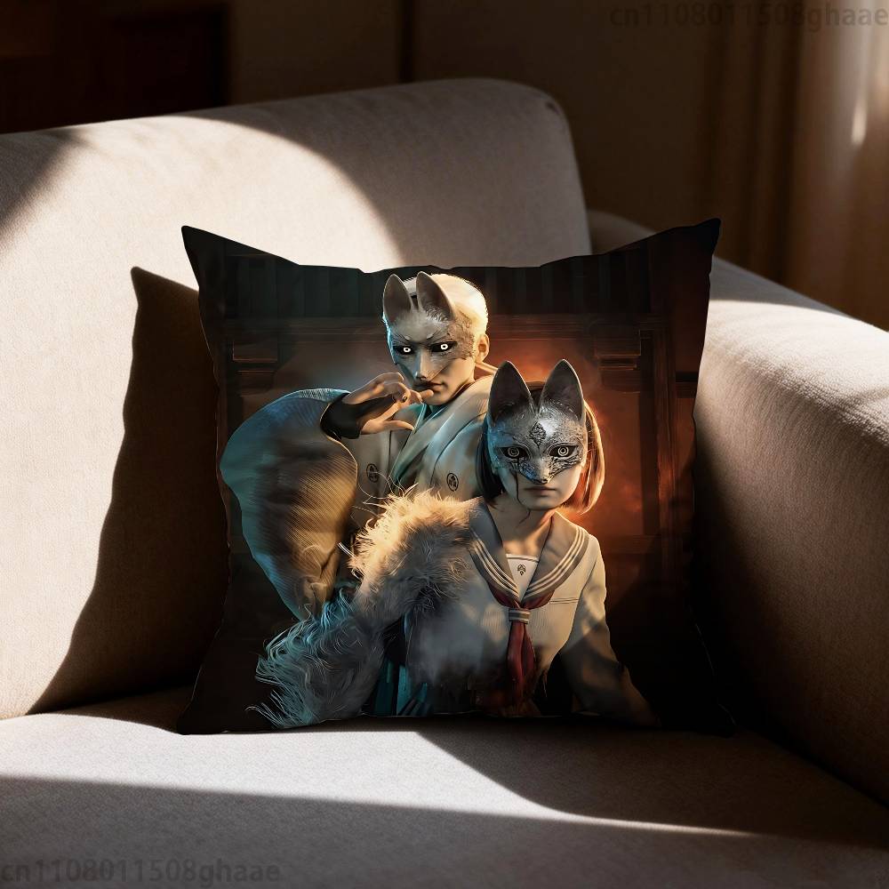 Game SSilent Hill Pillow Case Pillow Case Living Room Sofa Cushion Cover Suitable For Home Bedroom Room Decoration