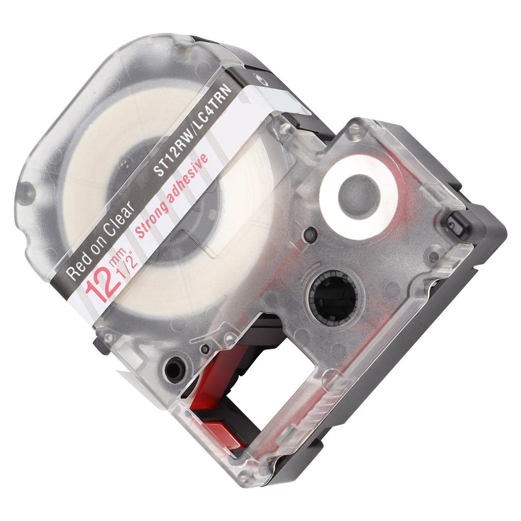 Labeling Tape Corrosion Wear Resistance 12mm Anti Corrosion Label Making for KING JIM Printer