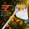 Culegător Telescopic de Fructe cu Geantă Retractabilă pentru Culesul la Înălțime de Piersici, Pere, Prune, Mere, Kaki, Caise, Jujebe și Nespole.