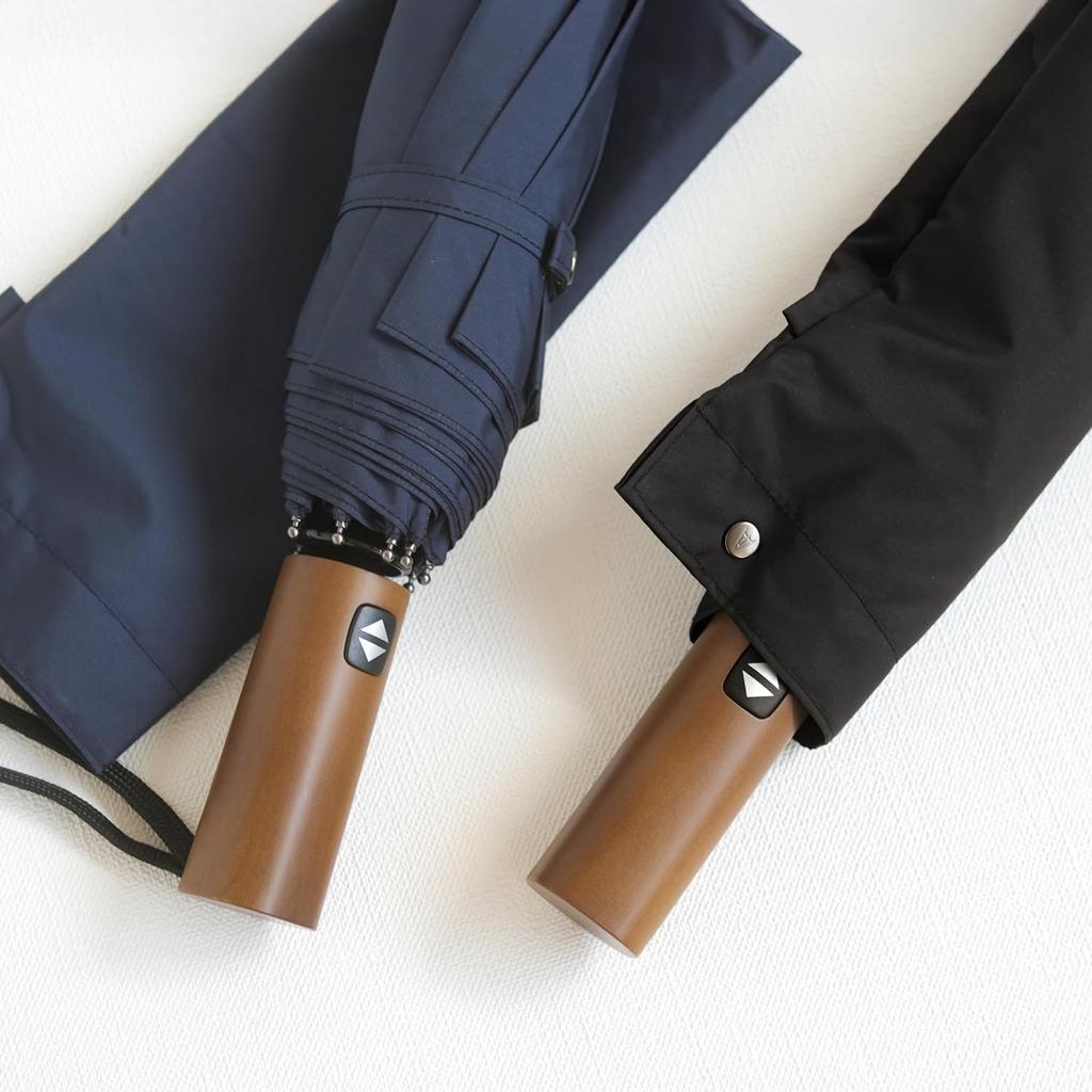 Komiya Shoten Miratore 60cm Large Folding Made in Durable Highly UV Safety Automatic Opening Closing Umbrella, Japan, Men's & Women's, One-Touch