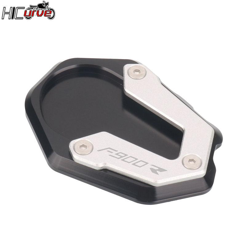 2022 Motorcycle CNC Aluminum Kickstand Enlarge Plate Pad Side Stand Motorbike For BMW F900R F900XR F900 R XR F 900R 900XR 20-23