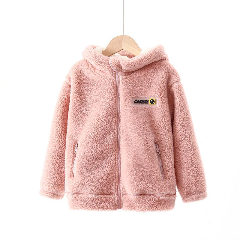 Thick Fleece Lined Warm Hooded Kids