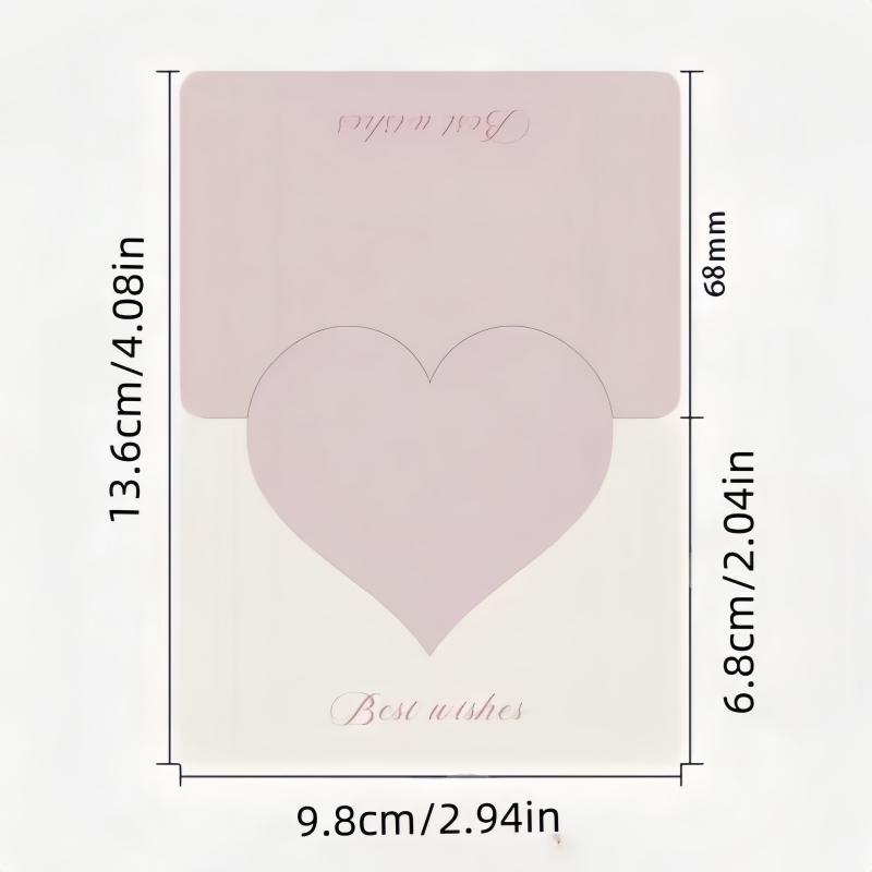 10pcs Love 3D Card Festival Universal Card Valentine's Day Christmas Blessing Card Gratitude Card Wedding Gift Decoration Card