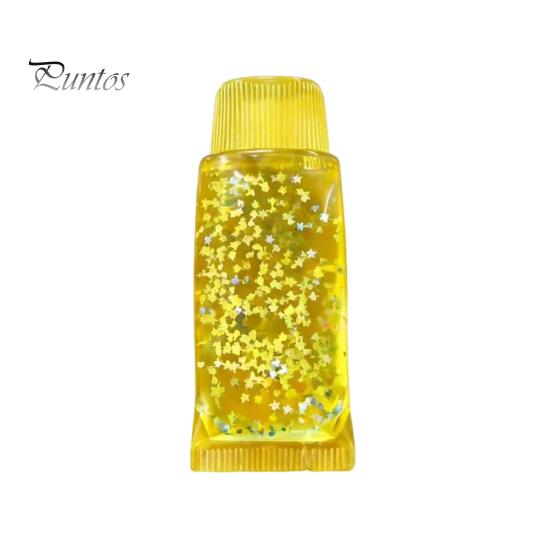 TPR Stress Toy Clear Toothpaste Tube Squeeze Toy, Relief Star Glitter Slow Rising Soft Transparent Sensory Anti-stress Hand