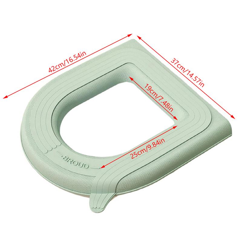 EVA Toilet Seat Covers Mat Summer Winter Warm Gentle Washable Closestool Mat Seat Case Toilet Lid Pad Bidet Covers Bathroom Accessor