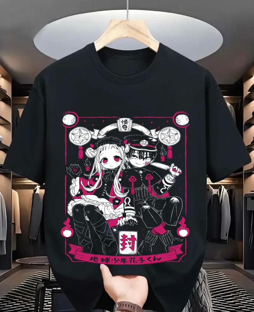 Hanko-Kun T-Shirt Toilet Bound Anime Jibaku Shounen Gift Graphic Shirt All Size