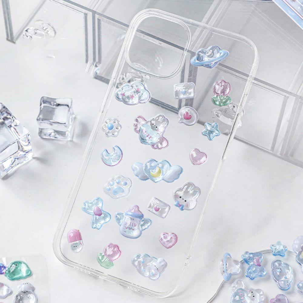 Kawaii Candy Animal Drop Sticker Cute DIY Toy Stickers Cartoon 3D Decor Stickers  DIY Scrapbooking