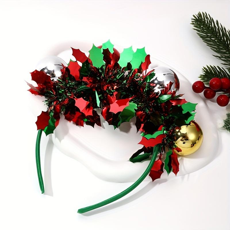 

Christmas Headdress – Sequin Bead Hair Headband for Holiday Season – Christmas Decor & Party Favors – 1pc зелёный