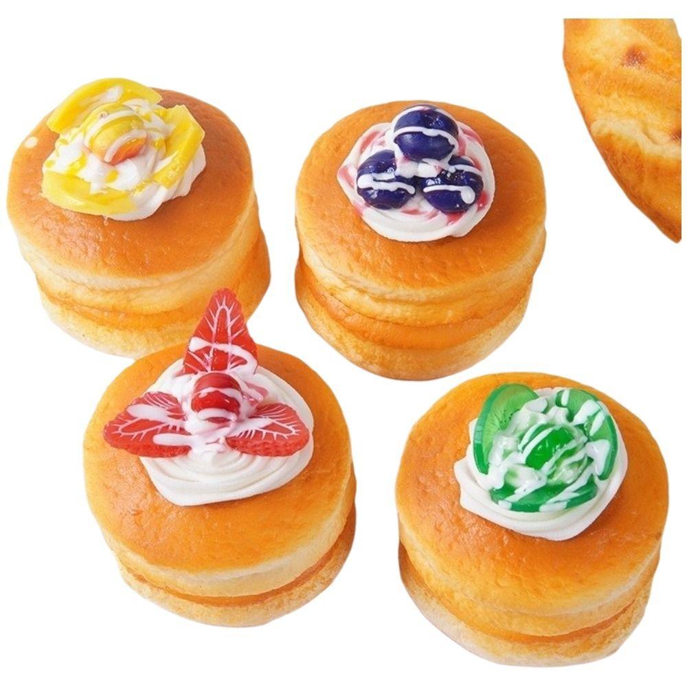 Soft Fidget Squeeze Toy Cartoon Mochi Squish Foam Toy New Cake Squeeze Toy for Kids Adult