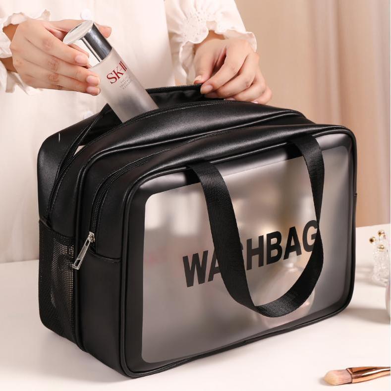 2024 Women's Waterproof Travel Toiletry Bag - Portable and Versatile for Cosmetics and Bath Essentials