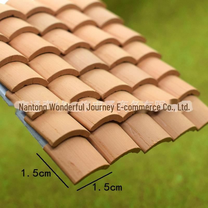 1:Kit de bricolaj cu 16 case de cărămidă în miniatură pentru copii