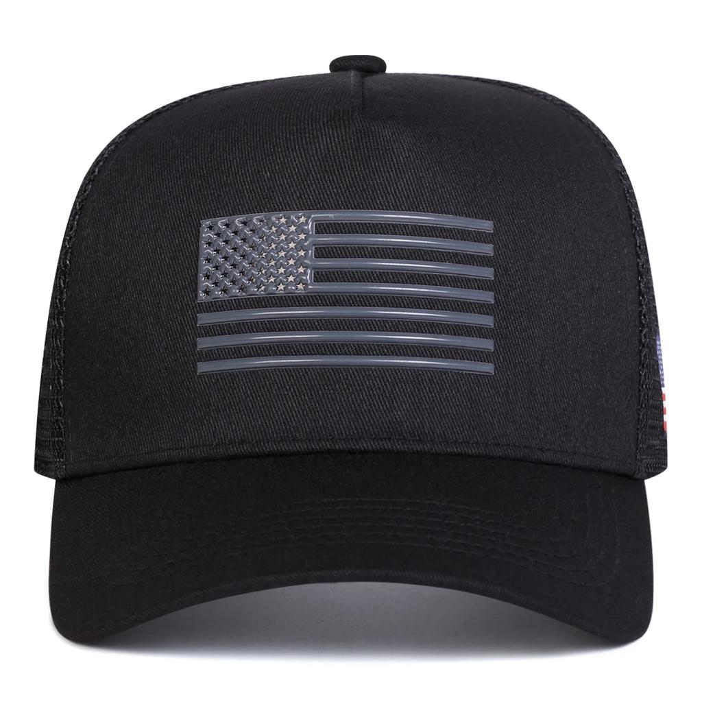 Șepci Unisex din Plasă Baseball cu Broderie Steag American Primăvară și Vară Reglabile în Aer Liber Șepci Casual Pălărie de Soare Șapcă Sportivă