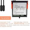 Etc-3000 Mini Temperature Controller Refrigerator Thermostat Regulator Thermoregulator Ntc Dual Sen-hy