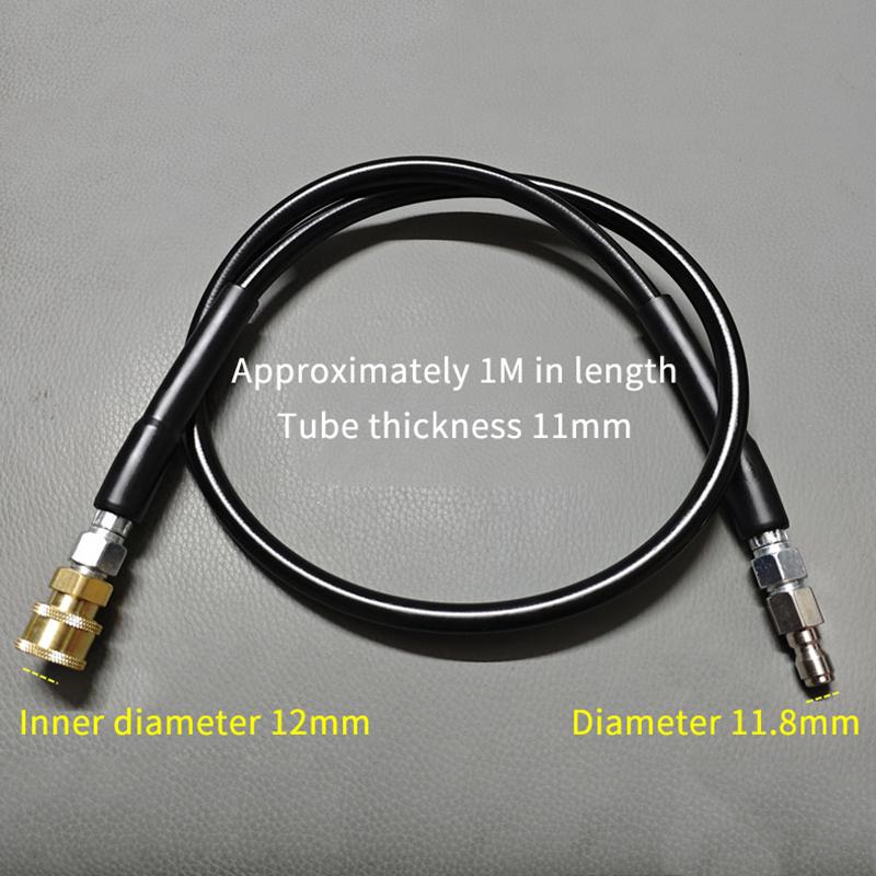 1 pièce Acier Inoxydable Nettoyage Haute Pression Aiguille Buse 1/4" Connexion Rapide Design Fin Pour Nettoyage en Profondeur Réservoirs de Lave-Auto AC