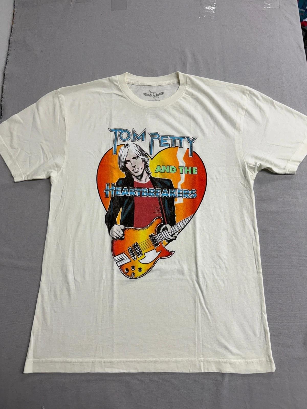 Tom Petty Mens T-shirt - Tom Petty & The Heartbreakers Band Tee - Official M