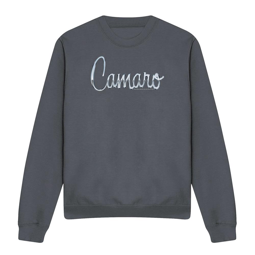 Chevrolet Unisex Adult Classic Camaro Metal Sweatshirt