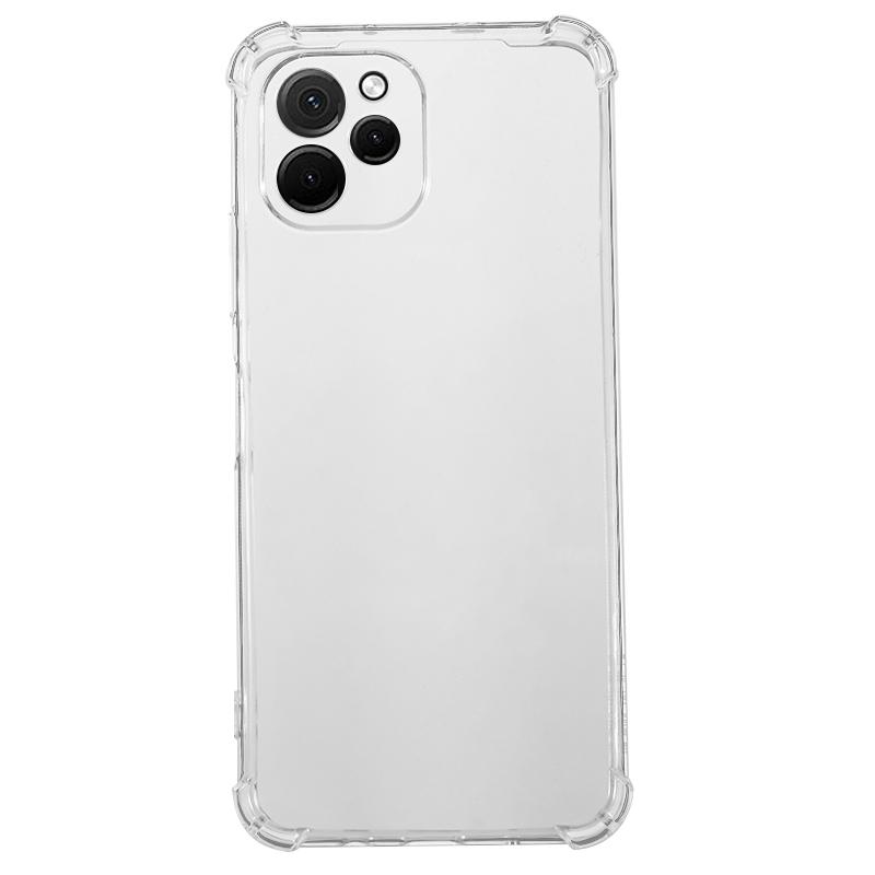 

For Huawei nova Y61 4G Transparent Back Cover Reinforced Corner Shockproof TPU Phone Case A