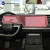 Für XPENG P7 -2025 Auto GPS Navigationsbildschirm TPU transparent kratzfest Blüte control LCD-Bildschirm PPF Nachrüstungszubehör