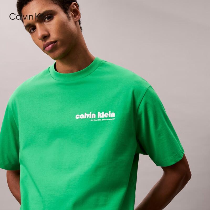 Calvin Klein Jeans Men's Letter Print Cotton T-Shirt