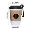 Poop Bag Holders for Leashes Coffee Cup Dog Waste Bag Holder Pet Doggie Trash Organizer Portable Carrier with Carabiner Clip