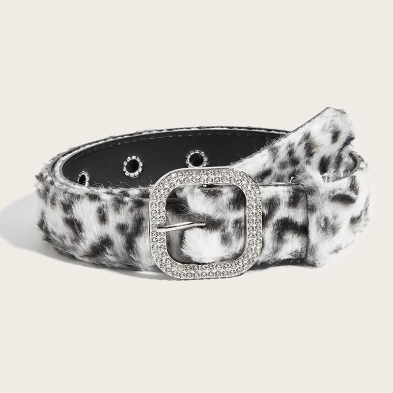 Pružný pásek s leopardím vzorem Nastavitelný pas Pro každodenní nošení Pohodlná a odolná látka