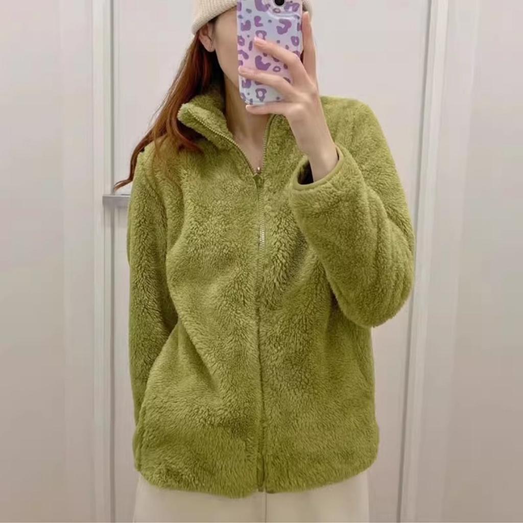 Womens Fleece Zip Up Jacket Light Fall Jackets Winter Plus Size Jackets