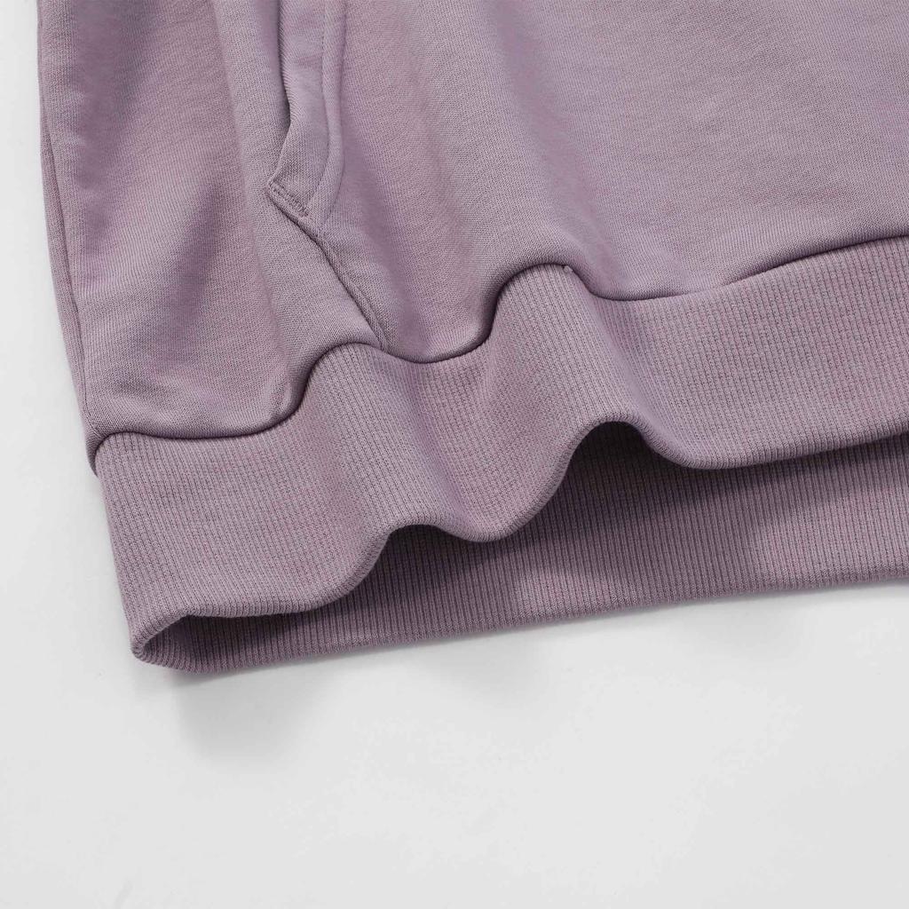 PUMA Casual Minimalist Pullover Hoodie Long Sleeve Sweatshirt Women sweatshirt Light-Purple 686062-30