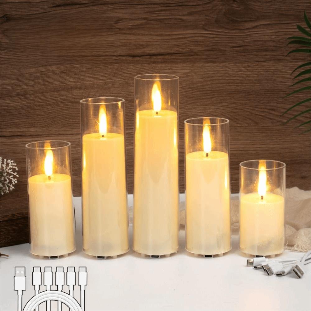 with Remote Control LED Flameless Candles Fake Candle Lights  Restaurant Lighting