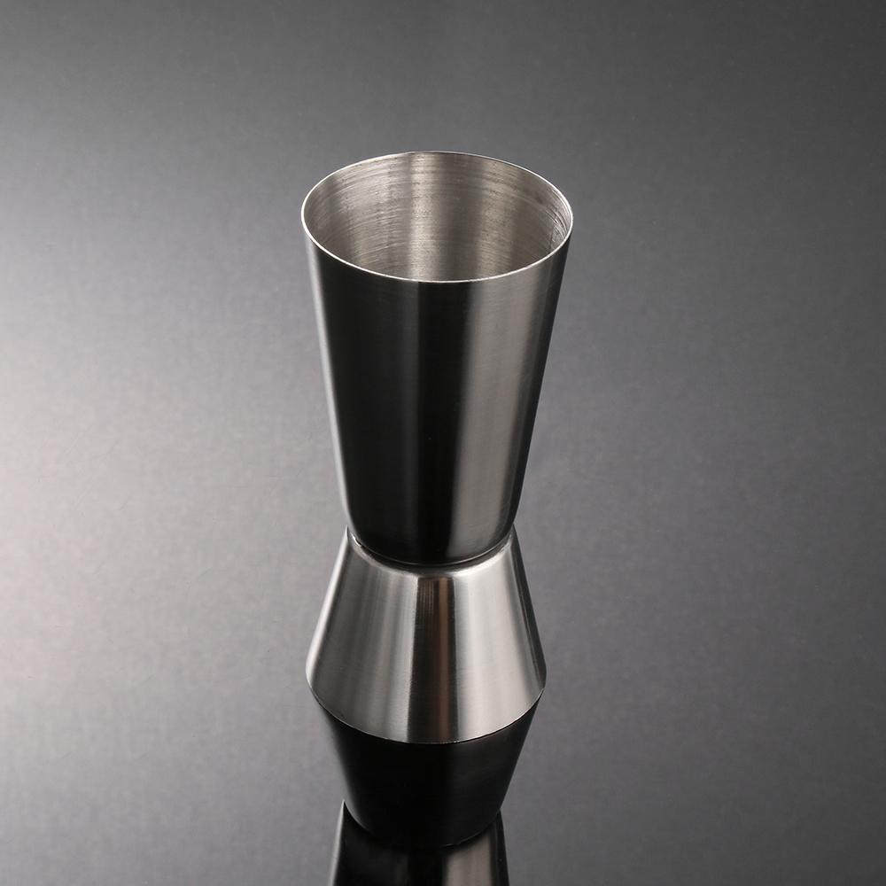Stainless Steel Cocktail Mug Dual Shot Drink Spirit Measure Jigger Cup Bar Accessories Kitchen Tools Barware Gadgets